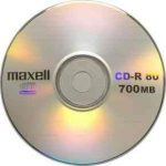CI - Maxell CD-R80 52x, 1db papírtokban