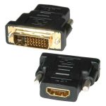 KELLÉK - Adapter, VGA DVI/M-HDMI/F, Nedis CVGP34912BK
