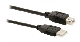 KÁBEL - USB 2.0 A-B kábel 0,8m, Roline 11.02.8808-50