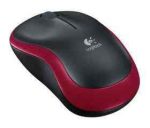 EL - Logitech M185 Wireless Mouse, piros-fekete