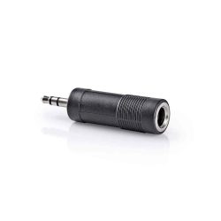 KÁBEL - Audio adapter, 6.35mm Jack F (aljzat) - 3.5mm Jack M (dugó), 1db