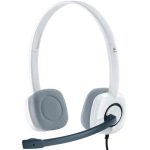   HKM - Mikrofonos fejhallgató, Logitech H150 Stereo Headset, fehér