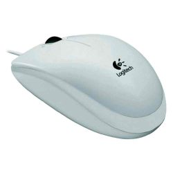 EL - Logitech B100 Mouse fehér, 800dpi
