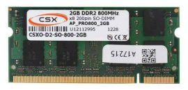 MN02 - 2Gb 800MHz DDR2 CSX notebook memória MN02 - 2Gb 800MHz DDR2 CSX notebook memória