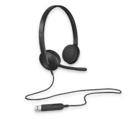 HKM - Mikrofonos fejhallgató, Logitech H340 Headset, USB