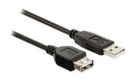 KÁBEL - USB 2.0 hosszabbító kábel  0.2m