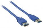 KÁBEL - USB 3.0 hosszabbító kábel  1.0m, Nedis