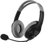   HKM - Mikrofonos fejhallgató, Speedlink Luta stereo headset, SL-870004-BK