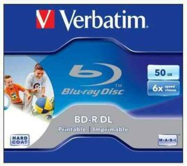 CIB - Verbatim Blu-Ray írható BD-R DL 50GB 6x nyomtatható