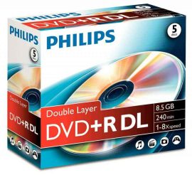 CID - Philips DVD+R 8,5GB 8x kétrétegű / dual layer DVD lemez