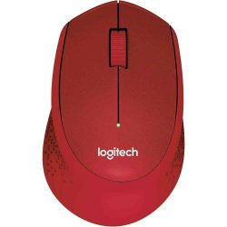 EL - Logitech M330 Silent Plus Wireless Mouse, piros