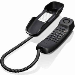 TEL - Gigaset DA210 falra szerelhető telefon, fekete
