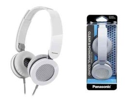HKM - Fejhallgató, Panasonic RP-HXS200E-W, fehér