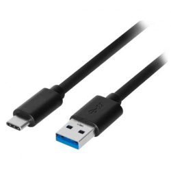 KÁBEL - USB 3.0 A-C kábel, 0.5m, fekete, Akyga AK-USB-24