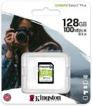   MK - SD kártya 128Gb Kingston SDXC UHS-I U3 Canvas Select Plus (100/85)