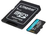   MK - MicroSD kártya 256Gb Kingston CL10 Canvas Go Plus A2 + adapter (170/90)