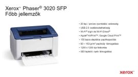 PX - Xerox Phaser 3020V_BI mono lézernyomtató (USB,Wifi)