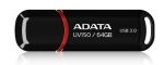   M - Pendrive  64GB Adata UV150 USB3.0, fekete (100MB/s olvasás)