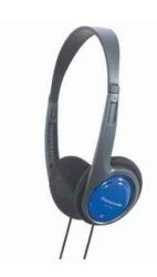 HKM - Fejhallgató, Panasonic RP-HT010E-A, kék