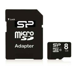 MK - MicroSDHC,   8Gb Silicon Power CL10 + adapter (40MB/s)