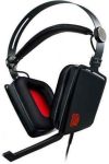   HKM - Mikrofonos fejhallgató, Thermaltake eSports Verto, fekete-piros