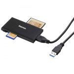   MK -  Kártyaolv, Hama, "Slim" Multi, USB3.0, fekete