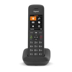 TEL - Gigaset C575 hordozható DECT telefon, kihangosítható, színes LCD, fekete