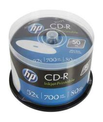 CI - HP CD-R80 52x 50db/henger, nyomtatható, írható cd lemez