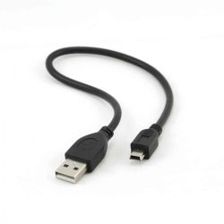 KÁBEL - USB 2.0 A-B MiniUSB kábel 5pin 0.3m, Gembird