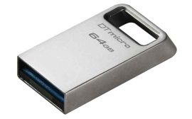M - Pendrive  64GB Kingston DTMC3G2 Micro USB3.2 Gen 1, fém (200MB/s olvasás)