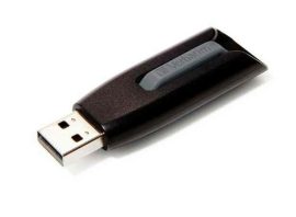 M - Pendrive  64GB Verbatim "V3", USB3.0, fekete-szürke (80/25)