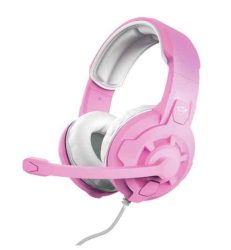 HKM - Mikrofonos fejhallgató, Trust GXT411P Radius Headset, pink