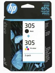PPH - HP 6ZD17AE no.305 fekete+színes patron multipack