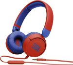  HKM - Mikrofonos fejhallgató, JBL JR310, gyerekeknek, piros/kék