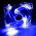 CO - Rendszerhűtő LED-es, 12cm, Akyga AW-12A-BL, kék