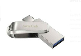 M - Pendrive 256GB Sandisk Dual Drive Luxe, USB3.0-A és USB-C (5Gbps), 150MB/s