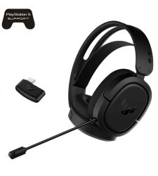 HKM - Mikrofonos fejhallgató, ASUS TUF Gaming H1 wireless - fekete