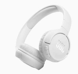 HKM - Bluetooth-os mikrofonos fejhallgató, JBL Tune T510BT, fehér