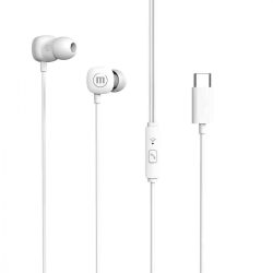 HKM - Fülhallgató, Maxell square+ headset - Type-C,120cm kábel, fehér