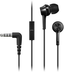 HKM - Mikrofonos fülhallgató, Panasonic RP-TCM115E-K, fekete