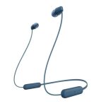   HKM - Bluetooth-os mikrofonos fülhallgató, Sony WI-C100L.CE7, kék