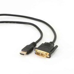 KÁBEL - HDMI - DVI-D kábel, 3m, Gembird (DVI-D 18+1)