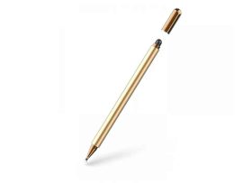 TAK - Érintőképernyő ceruza, Tech-Protect Charm Stylus Pen, Gold, FN0493