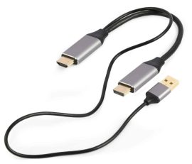 KÁBEL - HDMI -> Displayport kábel, 2m, Active 4K, Gembird A-HDMIM-DPM-01