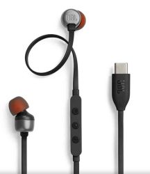 HKM - Mikrofonos fülhallgató, JBL T310C, USB-C, fekete