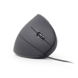E - Gembird MUS-ERGO-01 ergonómikus egér, fekete E - Gembird MUS-ERGO-01 ergonómikus egér, fekete