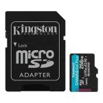   MK - MicroSDXC, 256Gb Kingston Canvas Go Plus Gen4, CL10/A2/U3/V30 +ad (200/160)