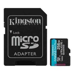 MK - MicroSDXC, 256Gb Kingston Canvas Go Plus Gen4, CL10/A2/U3/V30 +ad (200/160)