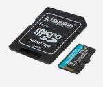   MK - MicroSDXC,  64Gb Kingston Canvas Go Plus Gen4, CL10/A2/U3/V30+ad. (200MB/s)