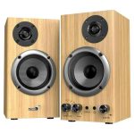   HFG - Genius SP-HF 520BT bluetooth hangfal, 2.0, fadobozos, fenyőbarna, 20W